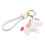 Fortune Bringing Horse Charm sleutelhanger legering en-Wit 1