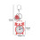 Iron Clock Shaped Keychain Bag Pendant For Personalization-Blue 4