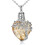 Keepsake Pendant Necklace Gift Ashes Entangled-lemon yellow 1