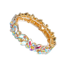 Attractive Rhinestones Elastic Charm Bracelet for Women Party-G