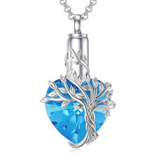 Memorial Jewelry Piece Present For Ashes Heart Shaped-s1