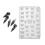 Beautiful Raised Floral Pattern Silicone Mold For Creating-6 7