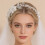Imitation Pearls Headpiece With Snowflake Elements-Silver 7