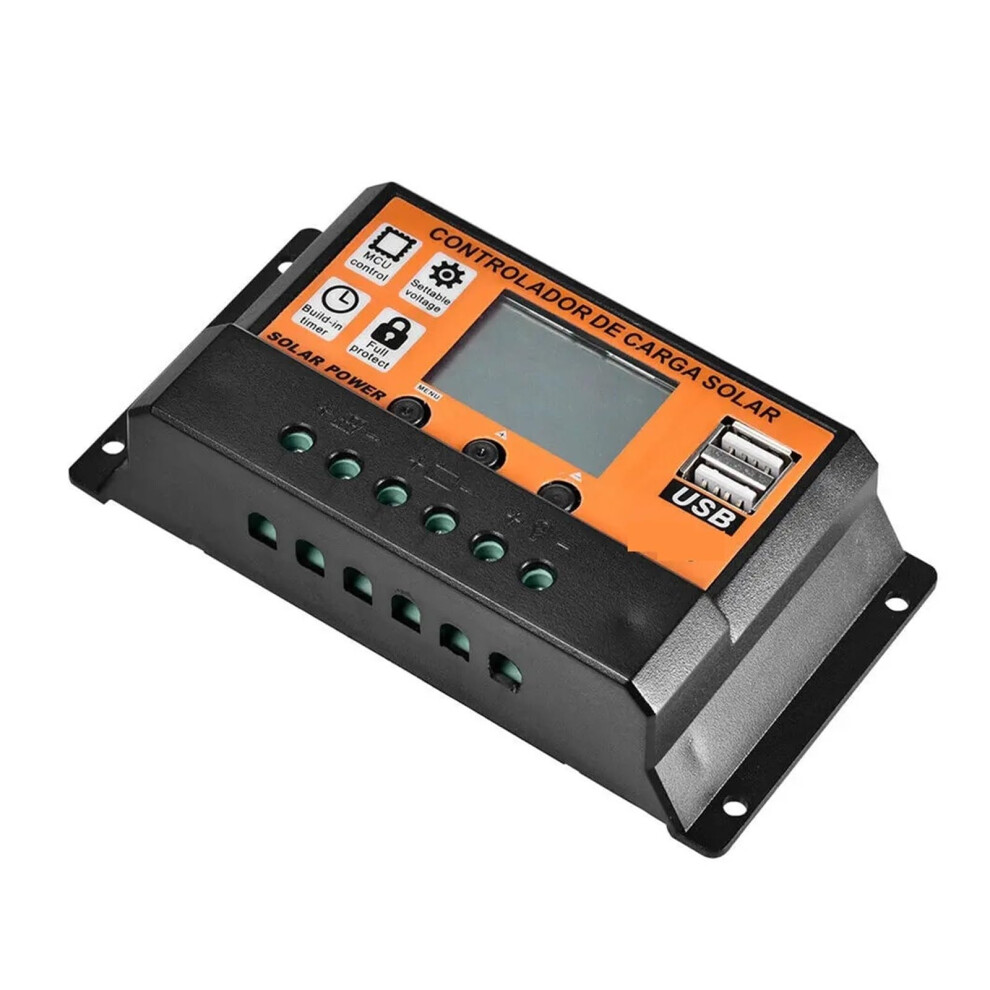Mppt Solar Charge Controller 60A With Dual Usb For Offgrid Solar Panel Battery Regulator 9092120766875