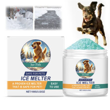 Pet Safe Ice Melt Concrete Safe Formula for Driveway Sidewalk Snow Removal Effective to 5 100g
