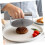 2pcs Stainless Steel Burger Press Set for Grill and Griddle, Nonstick Easy Release, Adjustable Thickness 3
