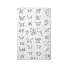 Fijne bloem reliëf nail art siliconen mal voor elegante-7