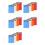 Prancheta de 4 Polegadas X 6 Polegadas, 20 Pçs Pequenas Pranchetas, Prancheta de Blocos de Notas de Prancheta, Prancheta de Plástico de Bolso de 1