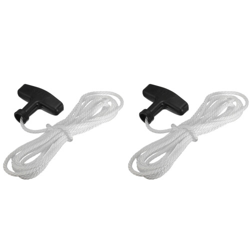 2pcs 3 Meters   Pull Rope  with Handle Handle Rope Universal Pet Engine Pull Rope Lawn Mower