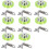 8 Set 200mm Aluminum Polyurethane Industrial Encoder Wheel Measuring Wheel with Type 20mm Aluminum Encoder Bracket 1