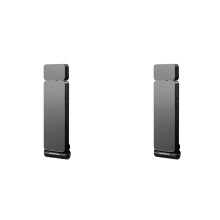 2X LED Rechargeable Clip- Book Light 3 Colors 5 Brightness Bed Reading Night Light Eye Protection Lamp Book Lamp