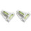 2X T Type Level Meter,  Spirit Level Bubble Two Ways T Type Portable XY Dual-Axis Horizontal A 1