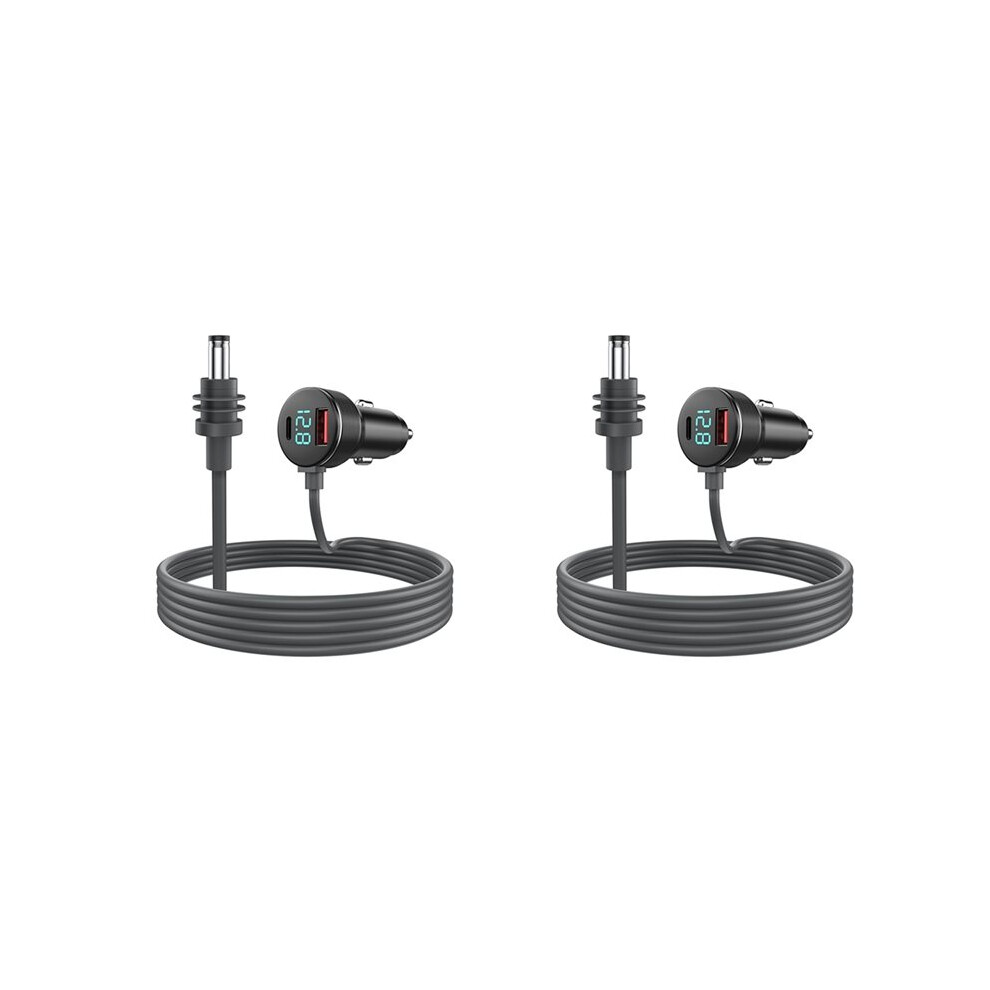 Photos - Other for Mobile 2X for Starlink Power Cable 12V-24V Cigarette Lighter Adapter to Power Cable with USB Type-C Port & Voltmeter 2m
