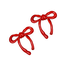 Elegant Ballet Style Ear Ornaments Stylish Bowknot Earrings-B