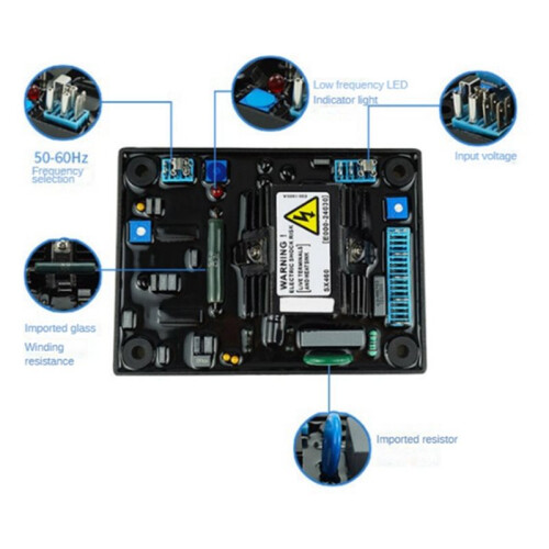 3X M16FA655A AVR Convenient Portable Generator Automatic Voltage Regulator Voltage Regulator Board Module 2