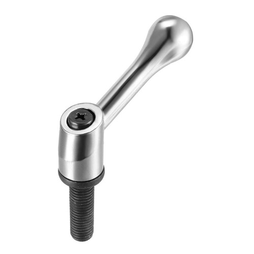 6pcs M12 X 40mm Handle Adjustable Clamp Lever Threaded Button Ratchet Male Threaded Stud Knob Lock 2
