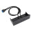 2pcs 5.25 Inch Front Panel USB Hub Dual Port 5Gbps USB3.0 Optical Drive Front Panel Computer Case Expansion Board 6
