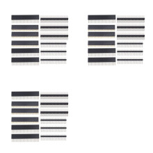 36PCS 40-Stifts GPIO Header Kit 20X2 Pins Rätvinklat GPIO Header-Uttag för Raspberry Pi Zero/4B/3B+/3B/3A+