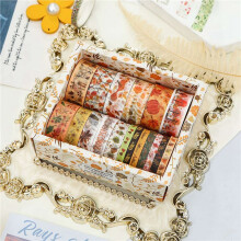 36 Stück Washi-Klebeband, Scrapbooking-Zubehör, Washitape, Tagebuch-Dekoration, Cinta Adhesiva, Washi-Klebebänder, Herbst