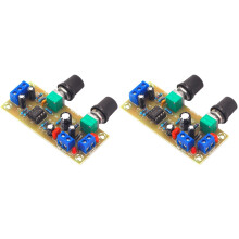 2X 10-24V Subwoofer Amplifier Preamp Board Subwoofer Frequency Filter Plate Single Power Supply Filter Board