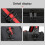 2X FTTH Optical Fiber Tool Kit Bag for VFL Power Meter , Optical Power Meter, Red Light Pen, Network Tool Storage Bag 4