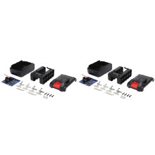 2X 21V Li-Ion Battery Case Kit 10x18650 Battery Pack Accessories with Circuit Board for Power Tools Accessories