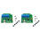 2X Relay Module ESP-07 4 Way WIFI Module AC/ Power Supply ESP8266 Development Board Secondary Development Module 1