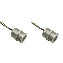 2X R503 Circulaire Rond RVB Anneau Indicateur LED Contrôle DC3.3V MX1.0-6Pin Capacitif Module D'Empreintes Digitales Capteur Scanner, 32Mm