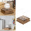 Convenient Baseball Display Case Acrylic Cover With Wood Base 2