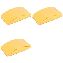3pcs 5 Inch Sanding Block Rubber Hook Loop Backing Pad Sandpaper Holder Hand Grinding Block Polishing Tools A
