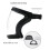 3X Work Protection Mask Full Face Protector Shield Transparent Facial Protector Face Dustproof with 30 Filter Black 7