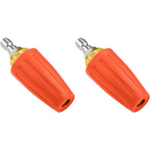2X Turbo Nozzle Pressure Washer 4000 PSI Max Rotating Pressure Washer Nozzle with 1/4 Inch Connect Pressure Washer Tips