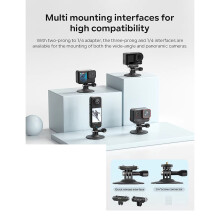 2X AMAGISN für  Go 3S/X4 X3/Ace Kamera, Flexible Klebebasis, Aufkleberhalterung, Motorradhelmbasis für  Action 4/für