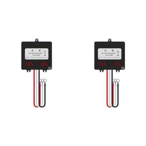 2X HC01 Battery Equalizer 2S 12V 24V Cell Voltage  Inverter Active Balancer Lead Acid NCM LPF Battery Controller 1
