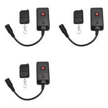 3X AC 90-240V Portable 3 Pins Wireless Remote Receiver for Smoke Machine DJ Stage Receiver Fog 400W 500W 900W 1500W B