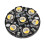 2X SK6812 RGBW Round Full Color Black Single Point Single Control Ring Development Board 7 Bit DC5V 2