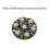 2X SK6812 RGBW Round Full Color Black Single Point Single Control Ring Development Board 7 Bit DC5V 3