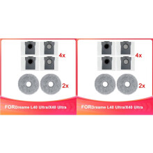 8X für  L40 Ultra/X40 Ultra Roboter-Staubsauger, Staubbeutel und Mopp-Verbrauchsmaterial, Kehrmaschinen-Verbrauchsmaterial