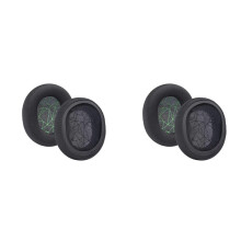 4x Ohrpolster-Kissen für Arctis 1/3/5/7/9/Pro Wireless-Headset, Isolierender Schaumstoff, Ohrpolster mit Grünem Aufdruck