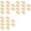 30X SmA Jack Hembra de Soldadura PCB Montaje Recto RF Conector Oro 1