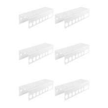 6X Muurbevestigde Houder voor Whiteboardmarkers van Acryl, 6 Sleuven voor Whiteboardmarkers voor Kantoor, School en Thuis