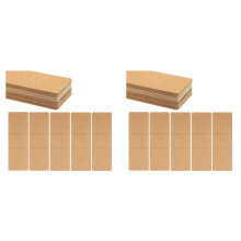 140 Pieces Bookmark Sleeves Bookmark Holder DIY Resin Bookmarks Blank Display Cards for Bookmark Gift Wrapping