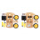 2X Diy Kit 2WD Robot  Car Chassis Kits with Speed Encoder DIY Education Robot  Car Kit 1