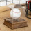 Convenient Baseball Display Case Acrylic Cover With Wood Base 7