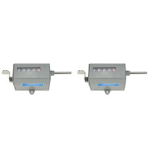 2X 75-I 5-Digit Mechanical Manual Counter for Punching Machines Rotation Type Industrial Revolution Counter AC220V