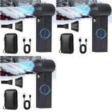 3X Turbo-Gebläse, -Turbo-Schneefräse, Hand-Schneefräse, Hand-Kleinwagen-Schneefräse, --Schneefräse mit LED