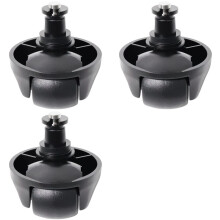3X Roue D'Aspirateur pour D9/L20 Ultra/X40 Ultra/X40 Master/L40 Ultra/L10s Pro Gen2/X30 Ultra/L10s Pro Ultra (Chaleur)