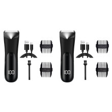 2X Trimmer voor Mannen Professionele Lichaamshaartrimmer voor Mannen Lies- en Lichaamshaartrimmer voor Mannen Elektrische Trimmer Schaamhaartrimmer