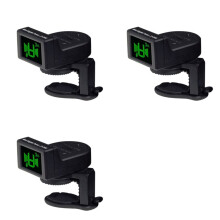 3X JOYO JT-306 Folk Guitar Tuner Clip- LCD Digital Tuner Electric Guitar Bass Violin Ukulele Guitar Accessories