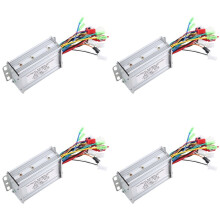4X 36V/48V 350W E-Bike Brushless Controller for Electric Bicycle E-Scooter Dual Mode Sensor/Sensorless